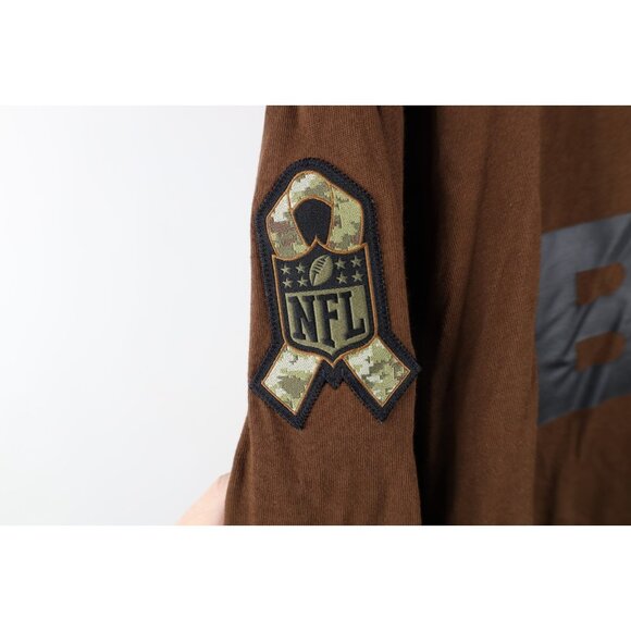 Nike On Field Mens Large Salute To Service Military Buffalo Bills Hoodie T-Shirt - Picture 6 of 15